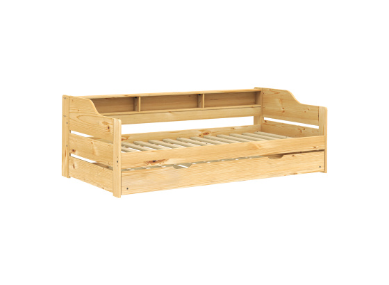 Jednolůžko se zásuvkami 8819 LILI lak