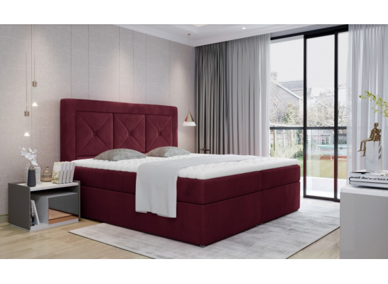 Postel Boxspring IDRIS 160x200  Mat Velvet 68