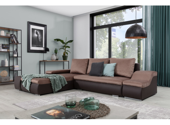 Sedací souprava Ontario Monolith 09/ eko kůže  Soft 66 Levá