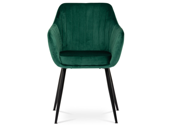Jídelní židle PIKA GRN4 zelená/ černá