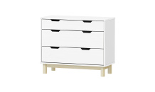 Komoda 2+1 zásuvky BONITO 2 bílý lak