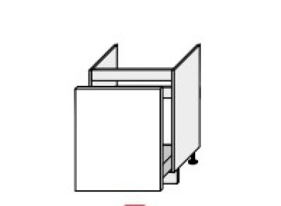 Dolní skříňka kuchyně PLATINIUM D1ZA/60 dub artisan