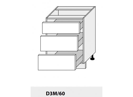 Dolní skříńka PLATINIUM D3M/60 lava