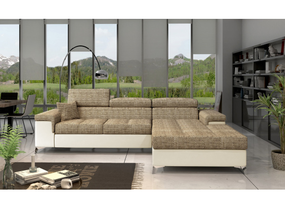 Sedací souprava Ricardo Berlin 03/ eko kůže Soft 33 Pravá