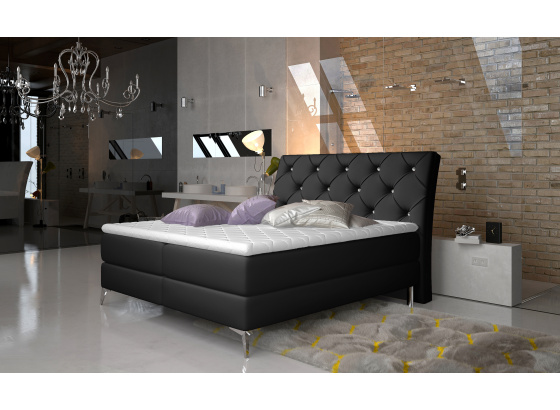 Postel boxspring Adel 140X200 eko kůže Soft 11 