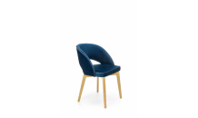 Jídelní židle MARINO dub medový / MONOLITH 77 (modrá) 