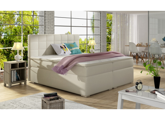 Postel boxspring Alice 160X200 eko kůže Soft 33 