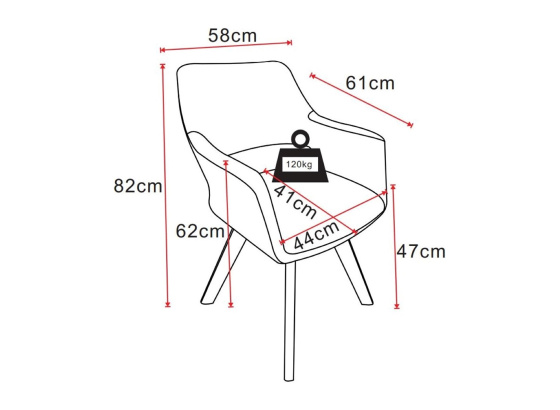Jídelní židle LAMILA žlutooranžová