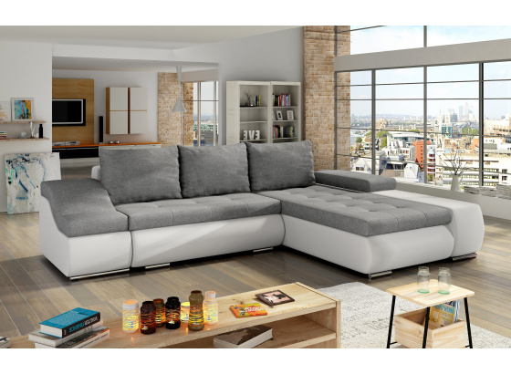 Sedací souprava Ontario Sawana 21/ eko kůže  Soft 17 Pravá