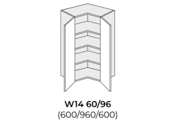Horní skříňka VIANO W14/60